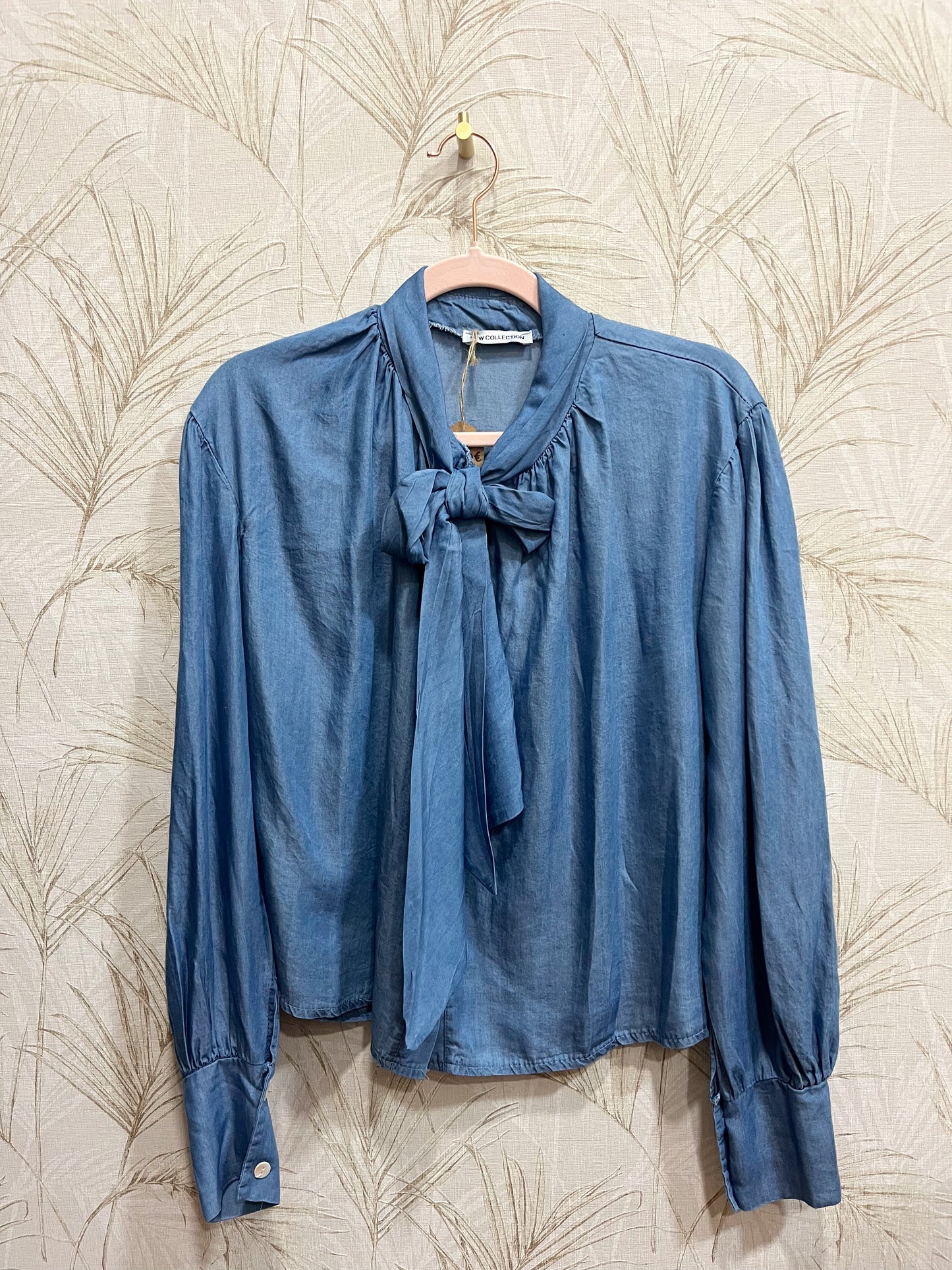 Blusa vaquera lazo