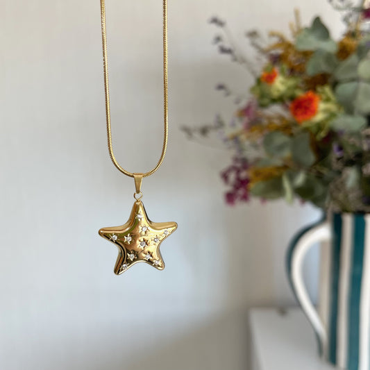 Collar star circonitas