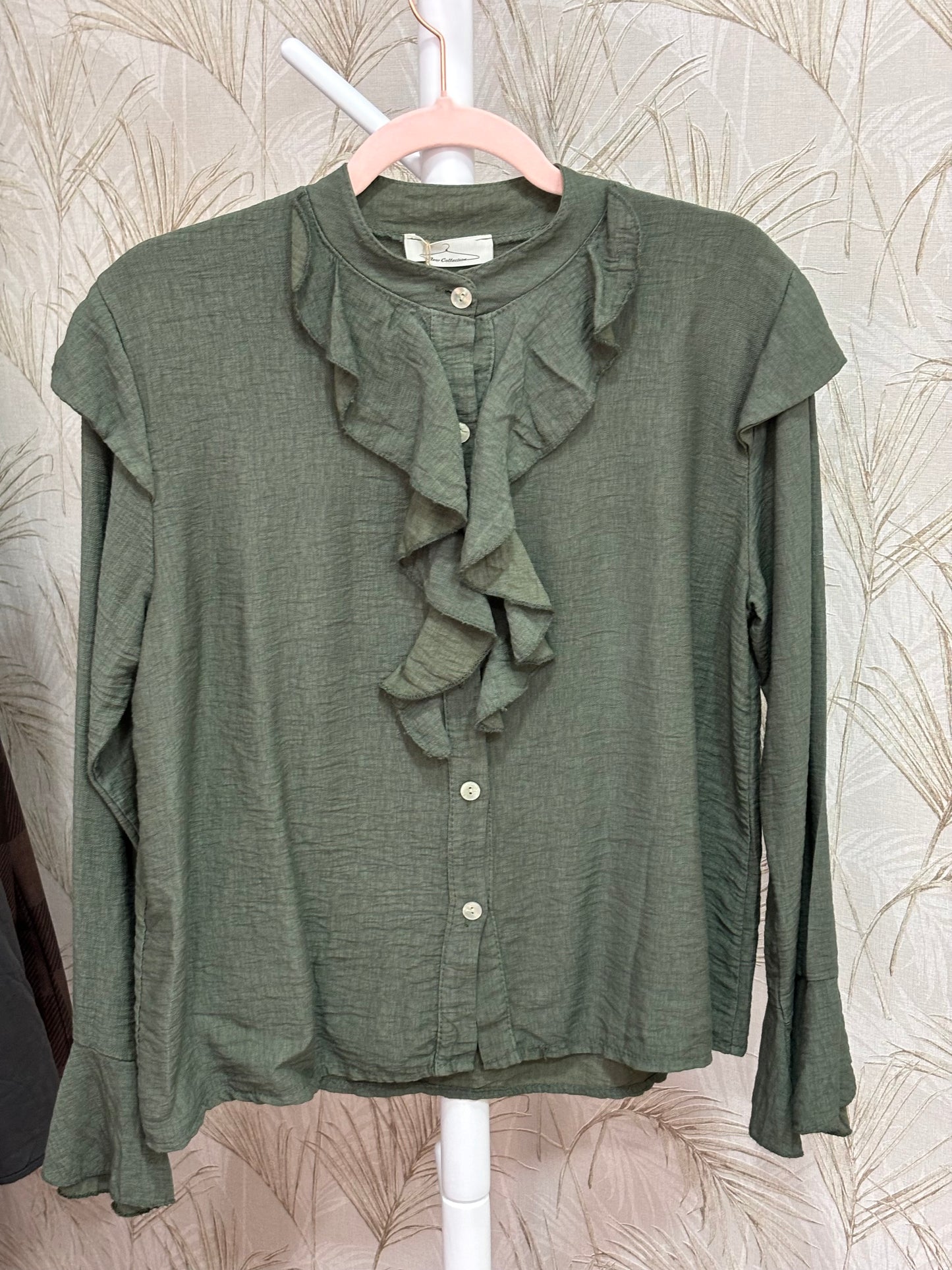 Blusa Eleanor verde militar